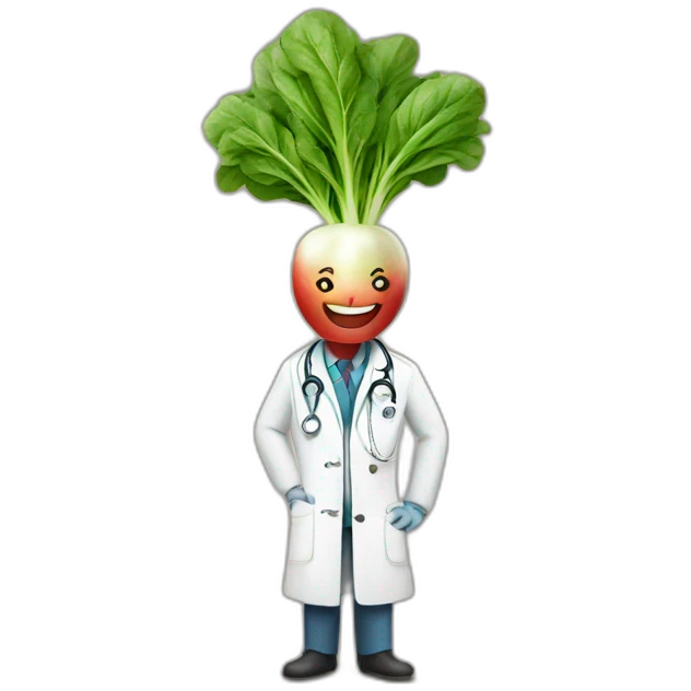 radish doctor emoji