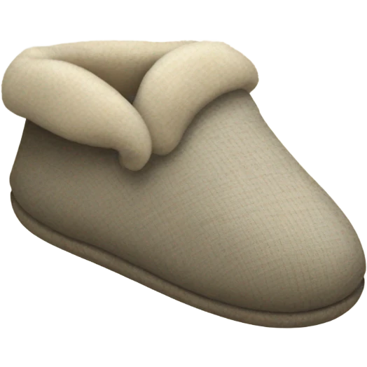 Hand holding a slipper emoji