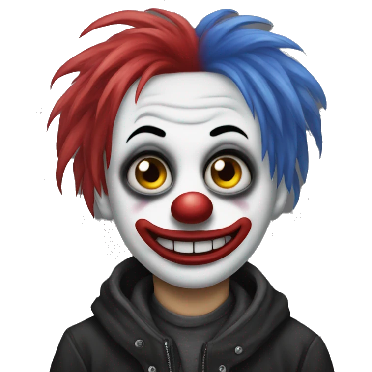 Emo clown emoji