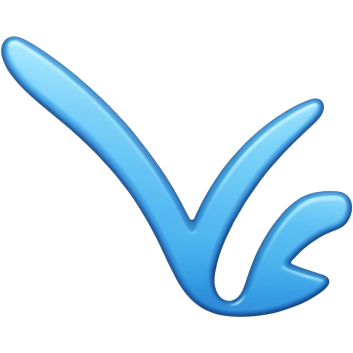 Verified blue tick emoji emoji