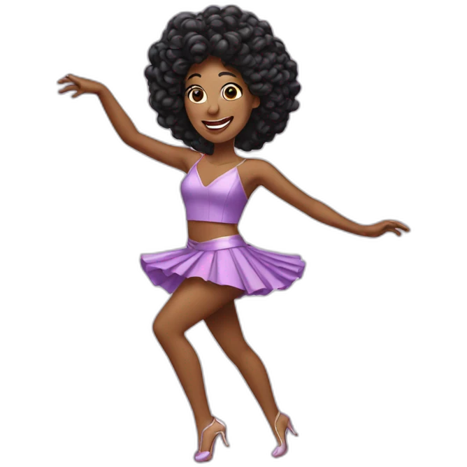Dancing queen emoji