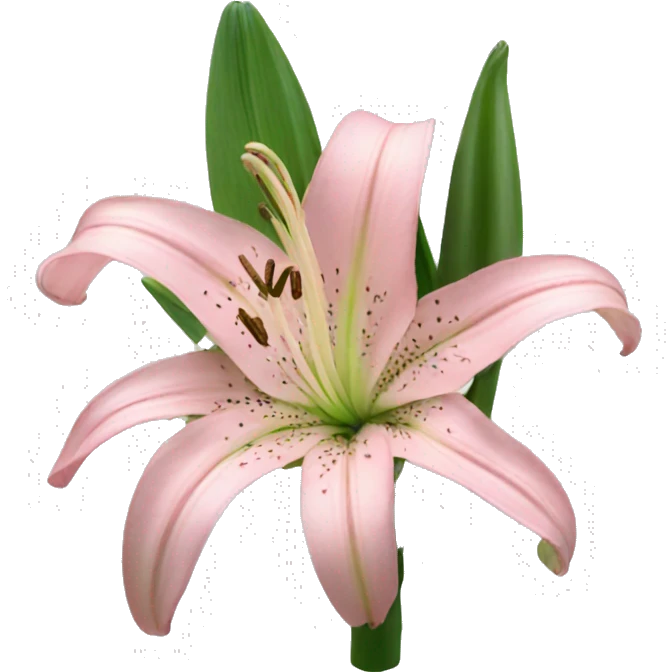 light pink lilium emoji