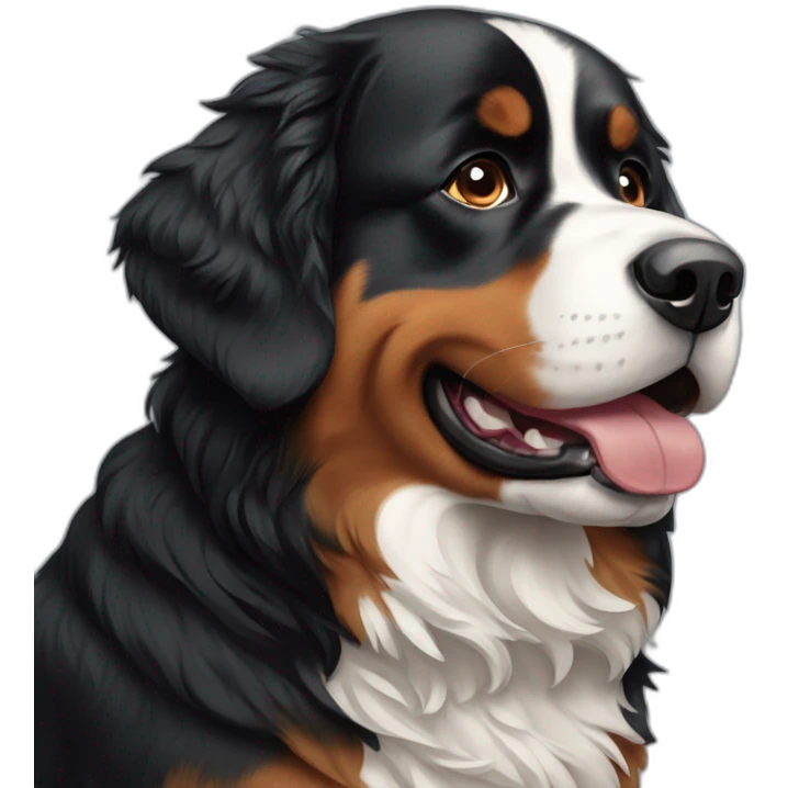 bernese mountaind dog emoji