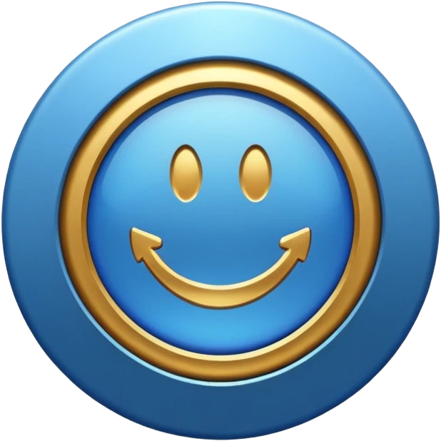 Bagde de certification  blue  emoji
