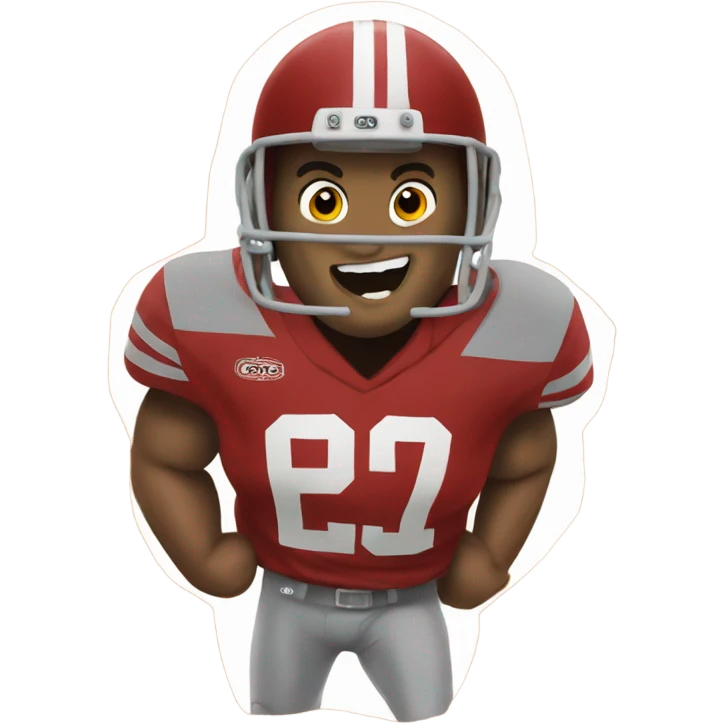 Brutus the buckeye emoji