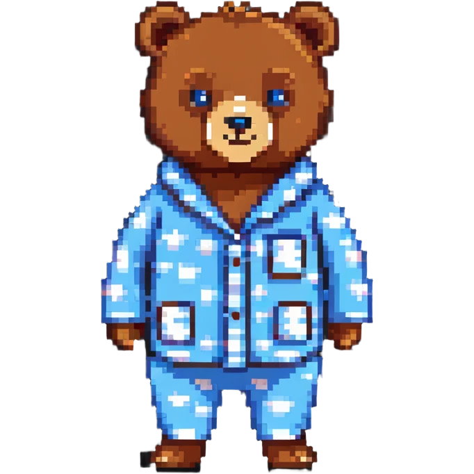 bear in pajamas emoji