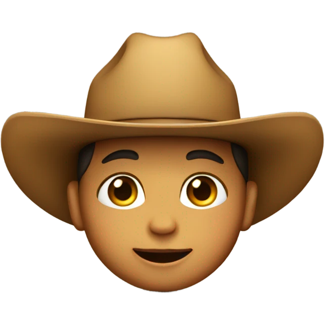 Baby wearing a cowboy hat  emoji