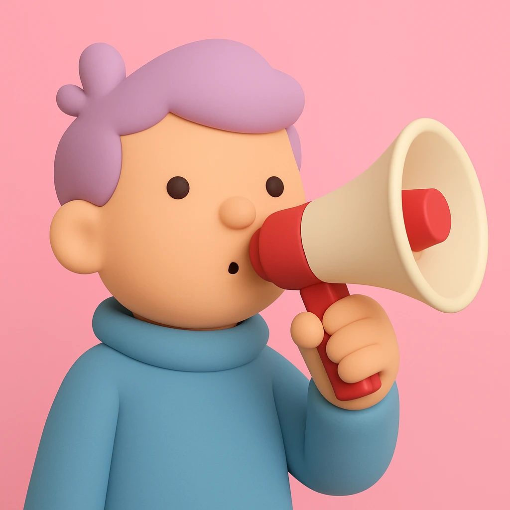 megaphone emoji