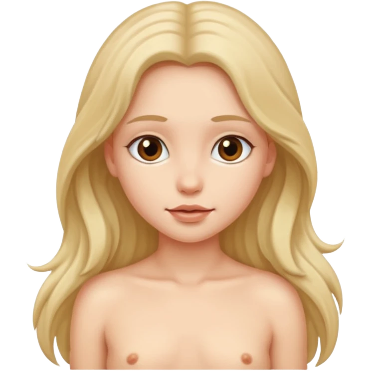 Vagina of nude girl  emoji