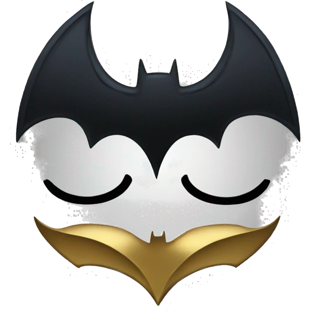 Batman logo emoji