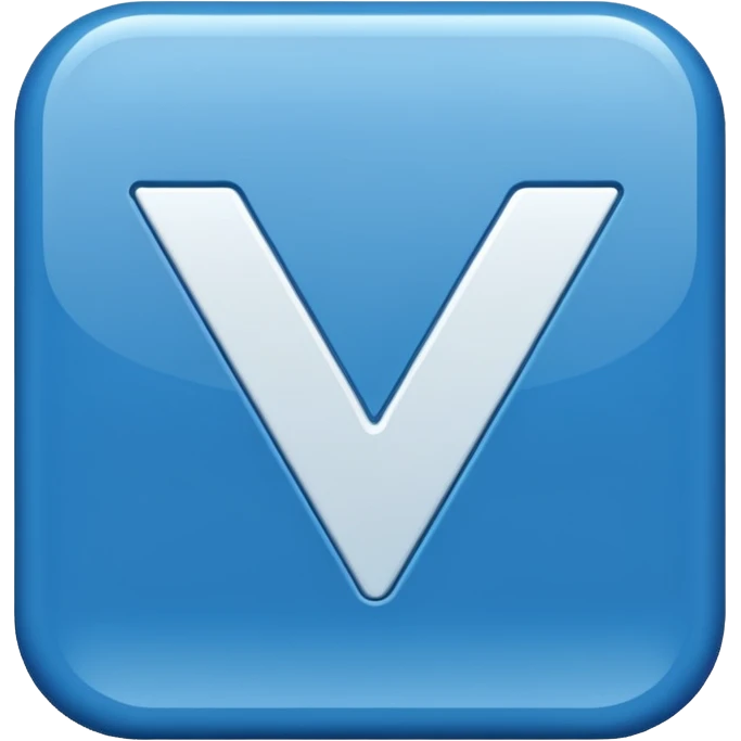 Checkmark in a blue box emoji