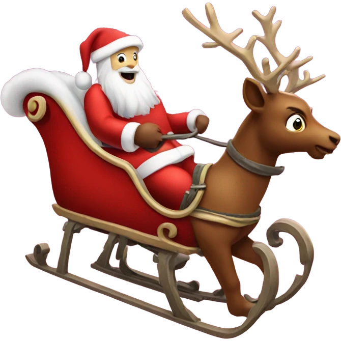 Santa’s Sleigh  emoji