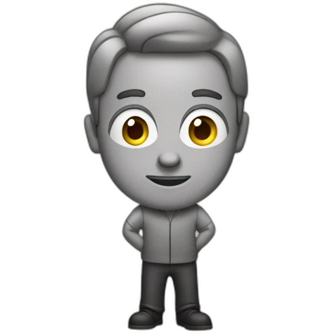 Man in front of marker board emoji