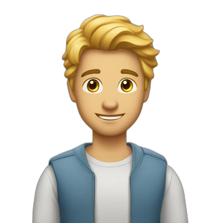 Шатенка с улыбкой в стильных очках emoji