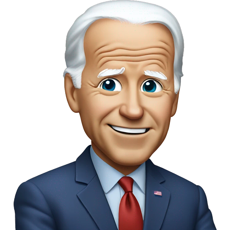 Joe Biden feels unwell emoji