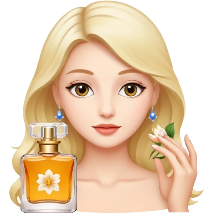 woman wearing perfume emoji