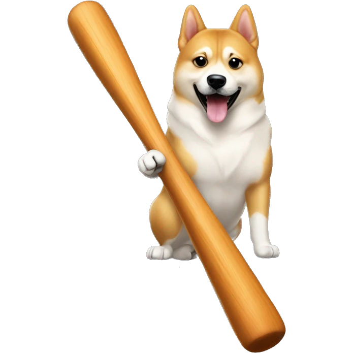 baseball bat doge bonk emoji