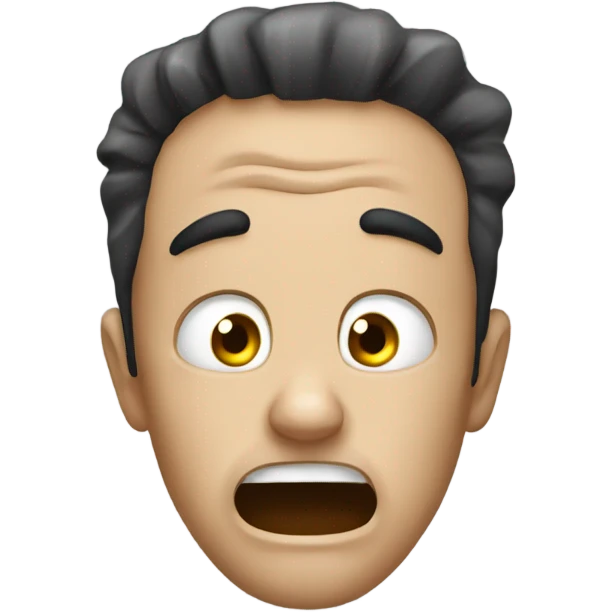 Pain and panic emoji