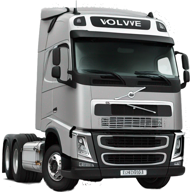 photorealistic Volvo Truck emoji