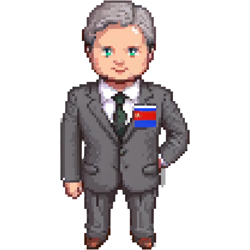 Российский чиновник в костюме emoji