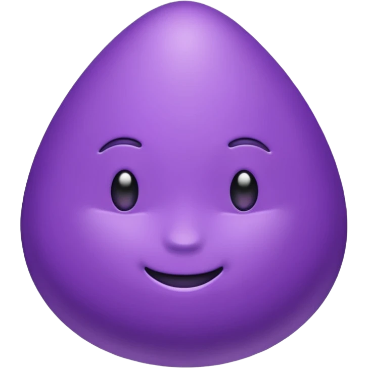 in perple color emoji