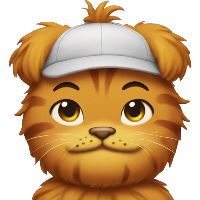 Gay Garfield emoji