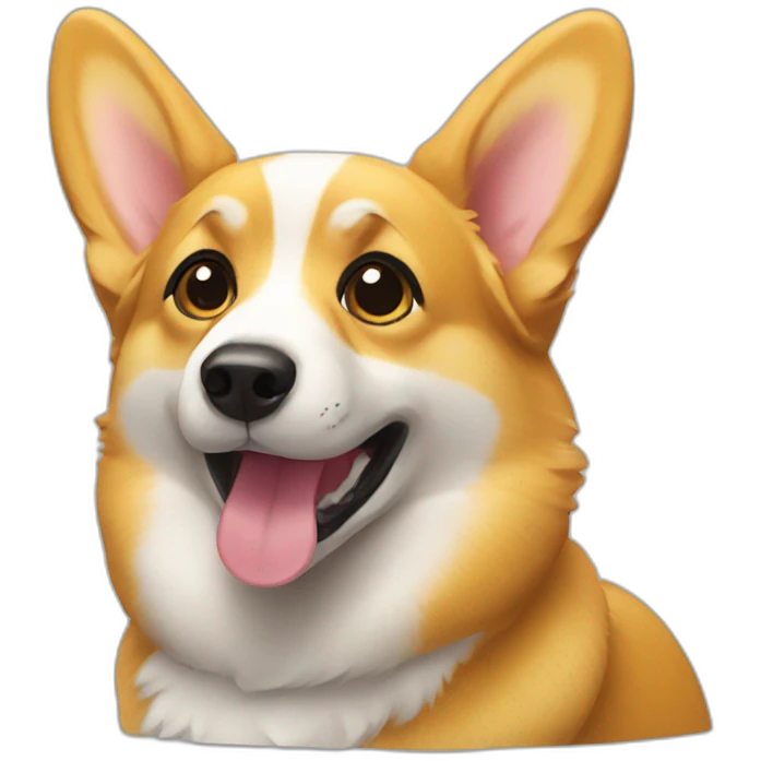 Yellow Corgi emoji