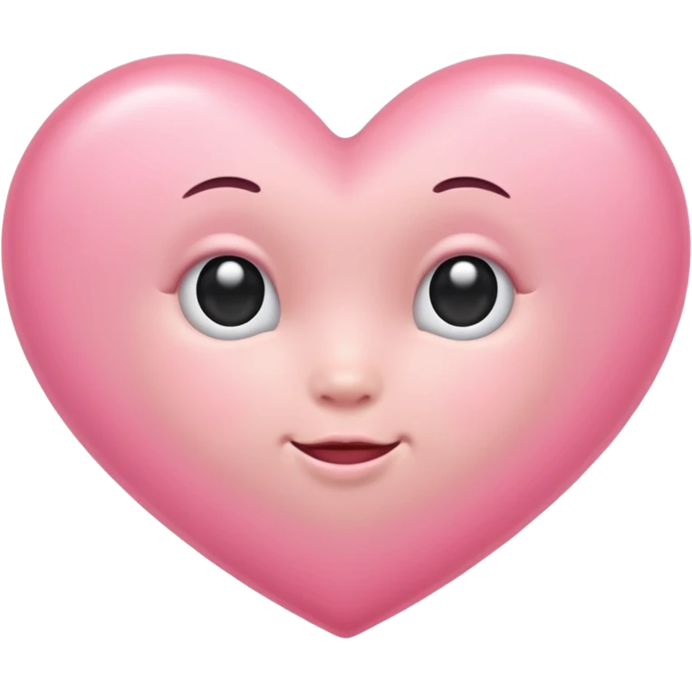 Baby pink heart emoji