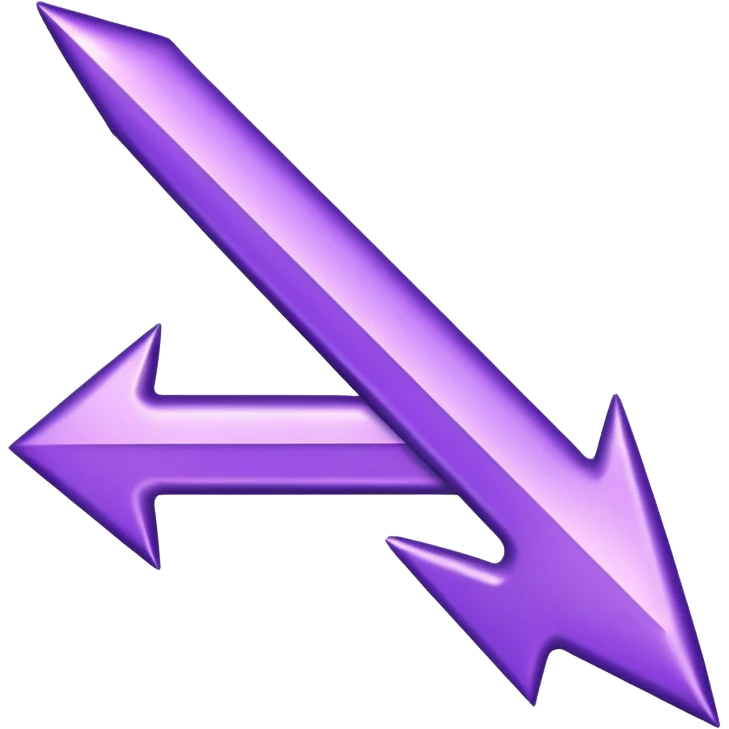 seta para direita roxa emoji