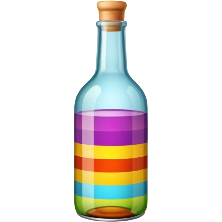 striped bottle emoji