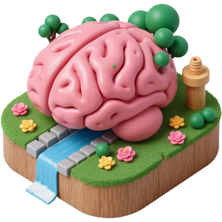 brain simple emoji
