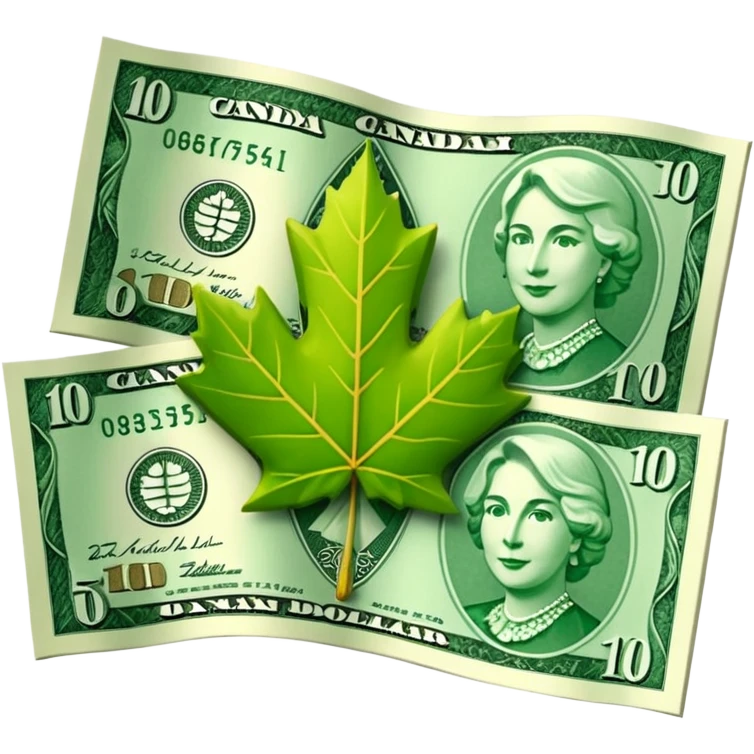 Dolar canadiense  emoji