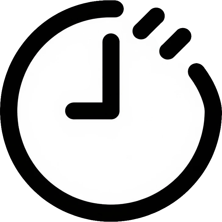 Clock face showing exactly 2 o'clock emoji