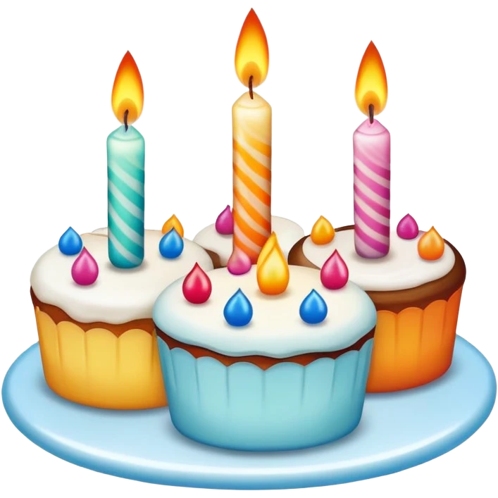 candles and cakes  emoji