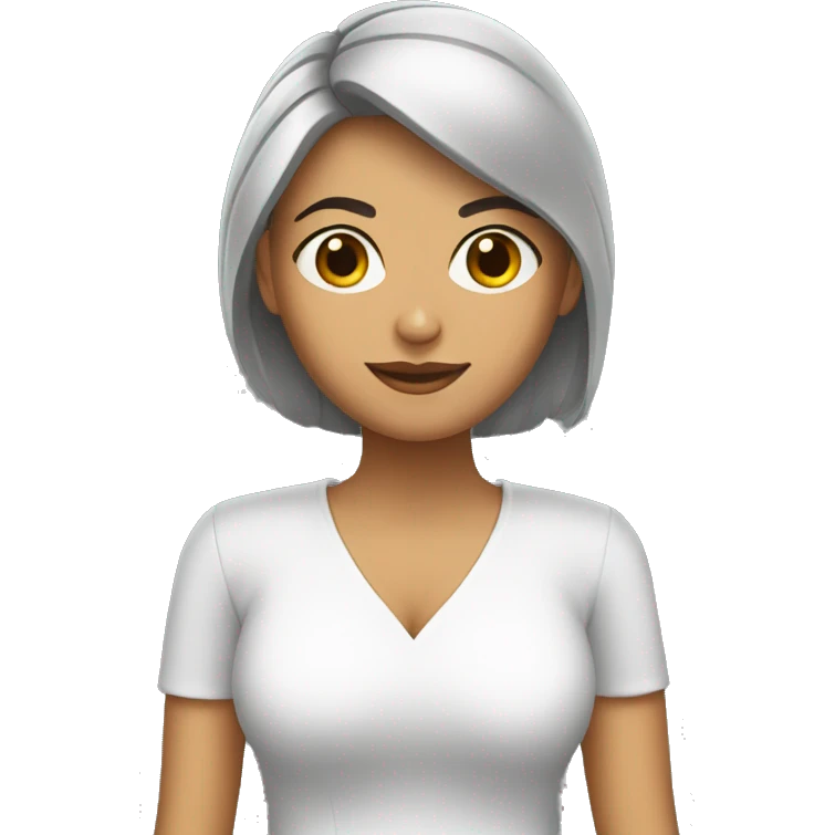 mujer de piel morena  emoji