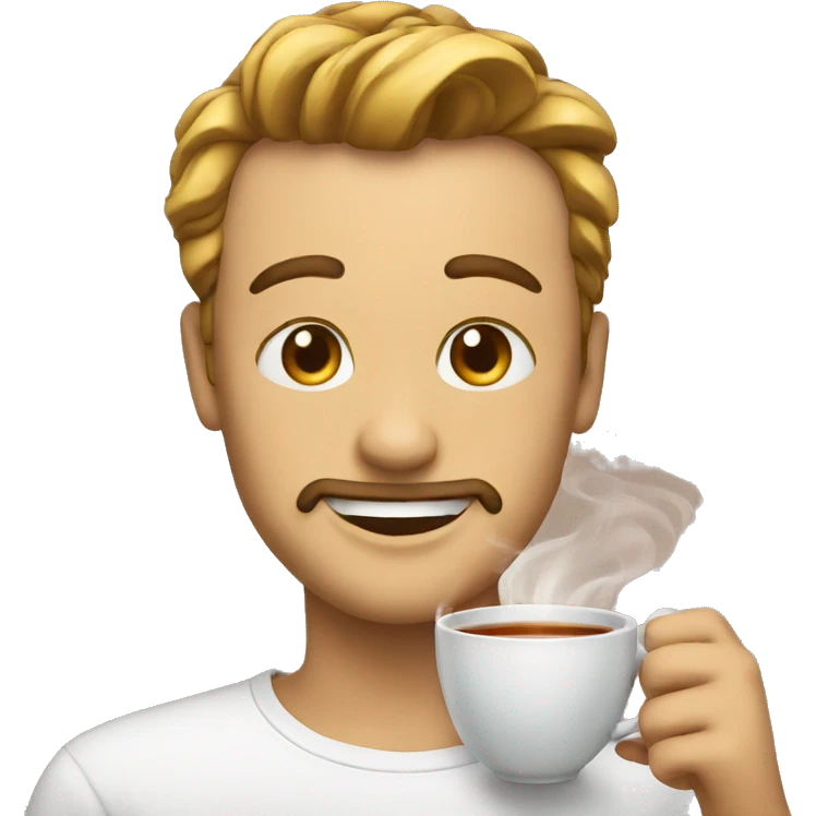 Emoji with tea emoji
