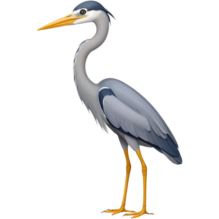  bird heron emoji