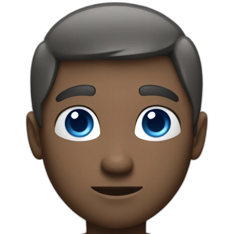 a white men with blue eyes who discover a beautiful new land emoji