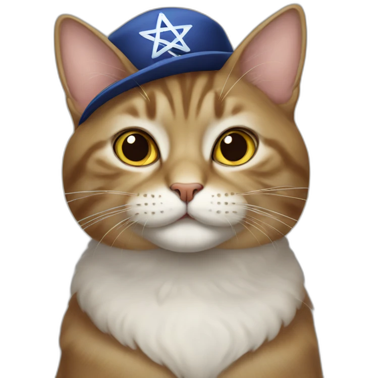 Jewish cat emoji