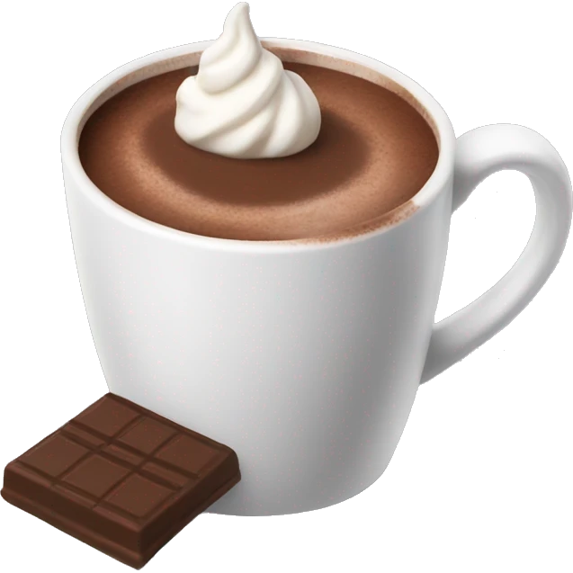 Hot chocolate emoji