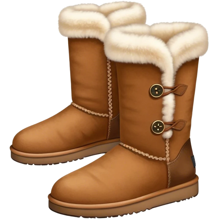 ultra realistic pair of uggs emoji