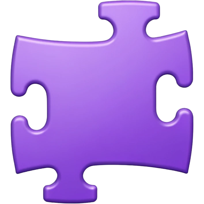 purple puzzel piece emoji