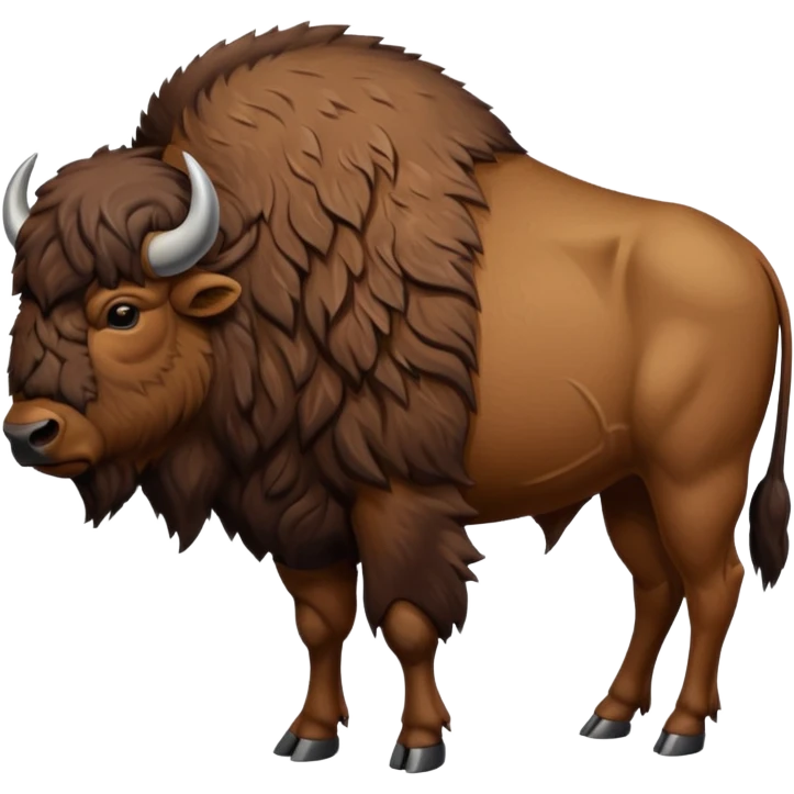 Bison back structure emoji