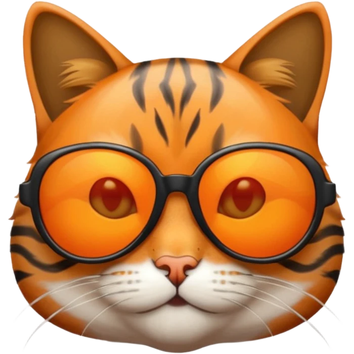 Cat wearing sunglasses emoji