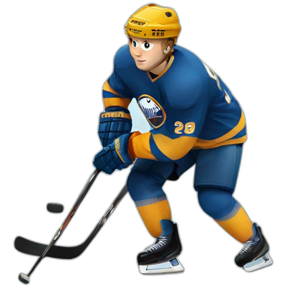 Hockey player emoji