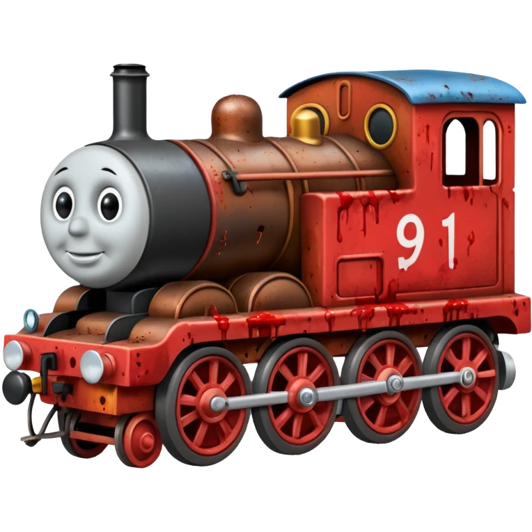 thomas de trein vol bloed emoji