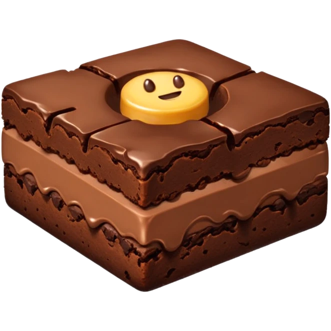 Brownie emoji