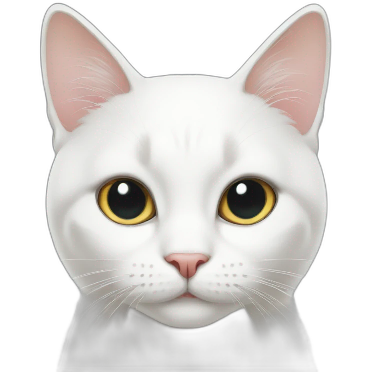 white cat emoji