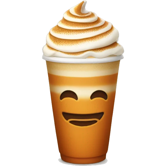 pumpkin spiced latte emoji