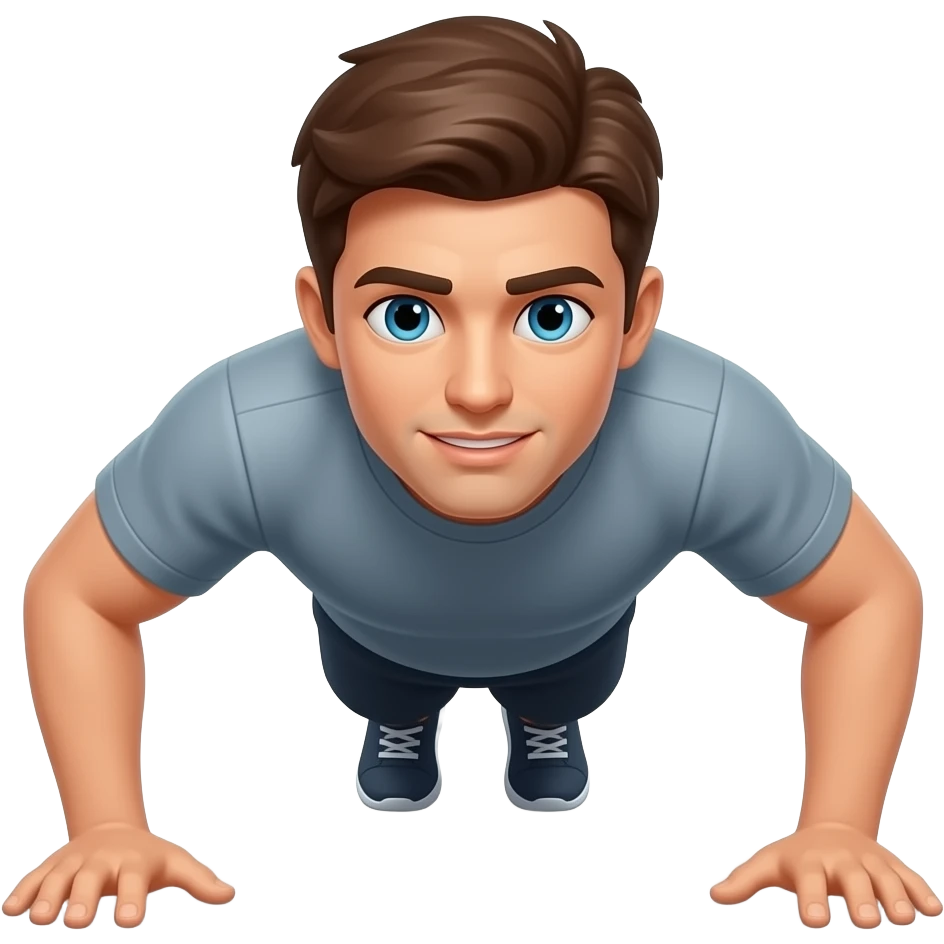 পুশ আপ দিতে কষ্ট হচ্ছে এমন GIF বানাতে হবে emoji